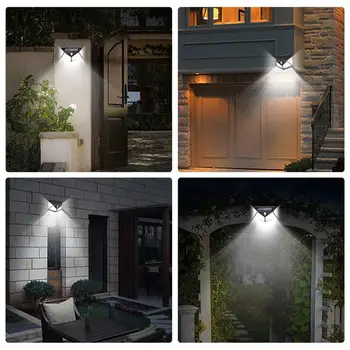 3 Modes100 LED Solar Light Vanjski Solar Lamp Powered Sunlight Waterproof PIR Motion Sensor ulični svjetlo za ukrašavanje zidova