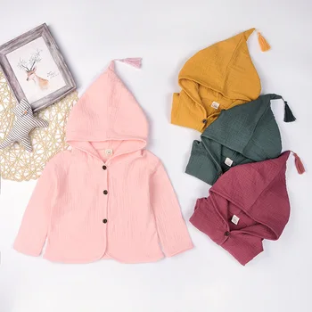 Ins Hot Toddle Girl Coats Lanene Jakne Jesen Proljeće Odjeća, Moda Korejski Dječja Odjeća