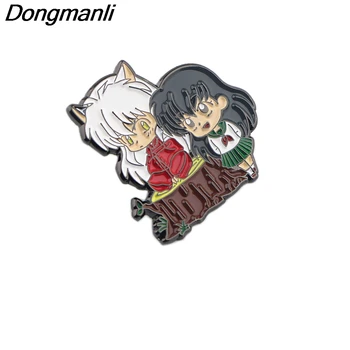 BG470 Dongmanli Slatka Hard Emal pin broš i pin crtani rever pin par nakit ikonu košulja anime fan zbirka dar