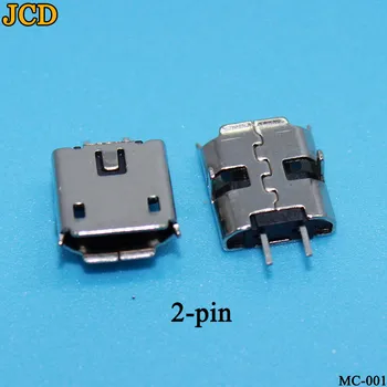 JCD 50 kom. Micro USB 2pin B type ženski priključak za mobilni telefon, Micro USB Jack Konektor 2 pin punjač priključak
