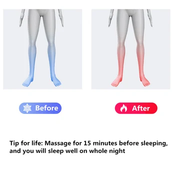 Jastuk za noge stroj aparat za Shiatsu masažu stopala vruće terapija masaža stopala-valjak za ublažavanje umora nogu žene muškarci poklon