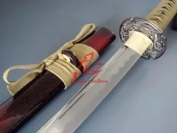 Handforged jp dragon katana unsharp edge sword иайдо