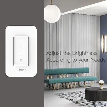 Tuya WiFi Smart Light Dimmer Prekidač glasovno upravljanje Alexa Google Home Smart Life Control App Single Pole 3 Way Smart Home