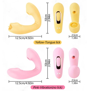 Sisanje nosivi daljinski upravljač vibrator sa jezikom lizati za par G-Spot stimulacija klitorisa dildo žena masturbator oralni seks