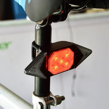 Punjiva led stražnje svjetlo treperi bicikl svjetla USB kabela 3 smještajna svjetlosnog režima svjetiljku, upozoravajuća žaruljica Sigurnosnih dio bicikla