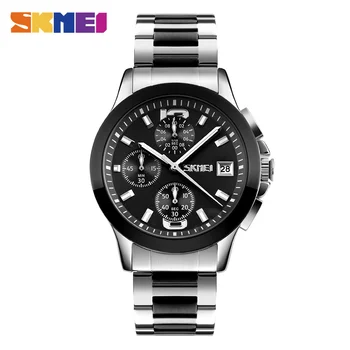 SKMEI Business Muške Watches Top Brand Luxury Watch Men 3Bar vodootporan svakodnevne Kvarcni ručni sat Relogio Masculino 9126