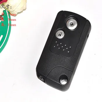 DAKATU 2/3 gumb smart remote key shell za Accord Honda Civic, CR-V Odyssey CROSSTOUR pametne kartice shell umetanje ključne oštrice