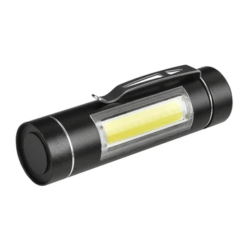 LED COB MINI Flashlight Torch LED 1 Mode use 14500 Battery For Reading Camping working lantern Portable Penlight Outdoor