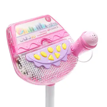Karaoke stroj set 2 mikrofoni glazba igra igračku podesiva za dijete home djevojka pjevanje sustav djeca dječak mikrofon MP3