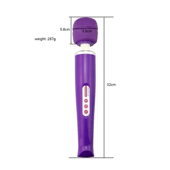 Snažan 10 brzina čarobni štapić klitoris maser veliki čarobni štapić masaža coli AV vibrator seksi klitoris vibrator seks-igračke za žene