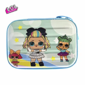 Lol surprise original torbicu lol doll mini kofer crtani predložak novčanik za kovanice slatka moda jednostavan slušalice, torba djevojka igračka poklon