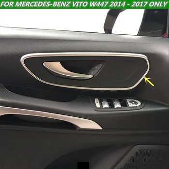 2 komada pribor za Mercedes-Benz Vito W447 2016 2017 2018 automobilska vrata povući ručka vrata Ručka čaša masku poklopac komplet završi