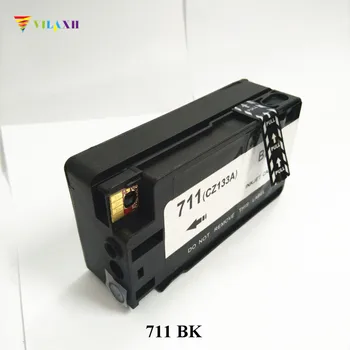 Vilaxh 711 kompatibilnu Zamjenu uloška Blcak za HP 711 XL 711XL za pisač Designjet T120 T520
