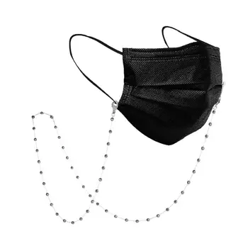 Скайрим maska za lice lančani lanyard crna Бисерный kabel bodova od nehrđajućeg čelika ženska шейная lanac naočale uže sunčane naočale remen poklon