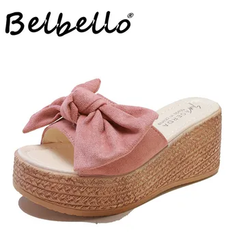Belbello moda Ženska obuća novi stil casual ugodno topla rasprodaja cvijet sandale đonovi ljetna obuća