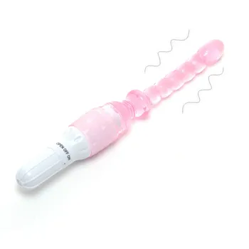Jelly vibrator dugačak štap anal analni čep perle silikon G-Spot maser odrasle Sex shop sex igračke za parove masturbacija dildo