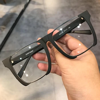 Vazrobe moda naočale kadar Muškarci Žene steampunk naočale Naočale za čitanje površina prevelike naočale za recept crna