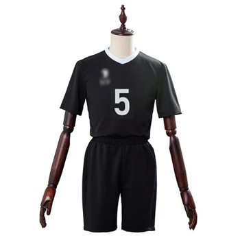 Odbojka anime Haikyuu košulja Miya Atsumu cosplay Dres Inarizaki High School crna uniforma majica i kratke hlače za muškarce, dječake