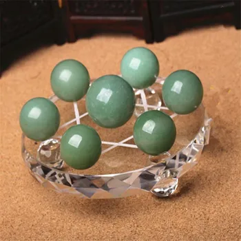 Prirodni kristal донглинг žad zeleni žad loptu sedam zvijezda polje