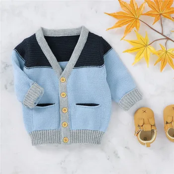 Odjeća za novorođenčad dječaka zimska odjeća za mališane casual džemper pletenje kardigan kombinezon 0-2Y Ropa Bebe Vetement Bebe