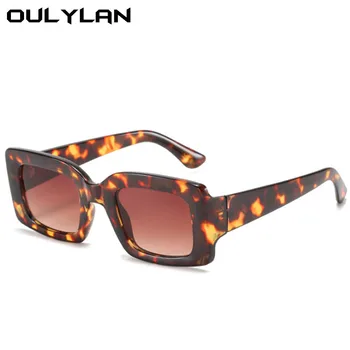 Oulylan Fashion Square sunčane naočale Žene 2021 putovanja male sunčane naočale za muškarce stare bijele crvene naočale nijanse UV400 dame