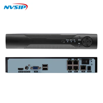 H. H. 264 265 POE CCTV NVR Security Nadzor Video Recorder 8CH 8CH 4MP, 4CH int 5MP PoE NVR IEE802.3af za IP kamere PoE