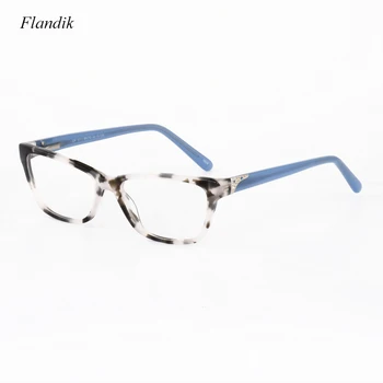 Optički Naočale Okvir Žene Recept Kratkovidnost Acetat Naočale Presbyopia Okvir 2020 Novi Retro Dama Naočale