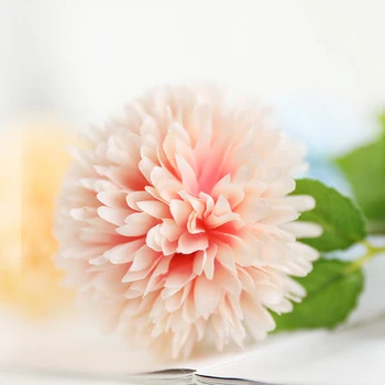 Yumai 5 kom./compl. cvjetovi maslačka loptu umjetni buketi kratke grane hortenzija svila cvijeće vjenčanje prometni dekor uređenje doma