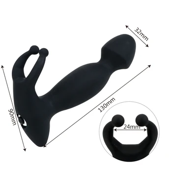 IKOKY analni dildo vibrator za G-spot stimulans seksualne igračke za muškarce, žene gay masažu prostate silikonski analni analni čep za odrasle proizvoda