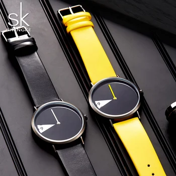 Shengke Brand kvarcni satovi satovi moda kreativno koža casual moda Whatch Ladies Promocija Relojes 2019 SK