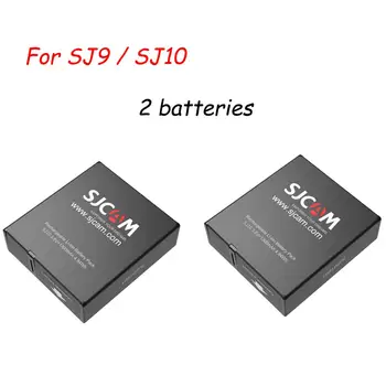 SJCAM SJ9/SJ10 univerzalna baterija (2 x baterije) 1300 mah li-ion punjiva baterija za kamere serije SJCAM SJ9/SJ10