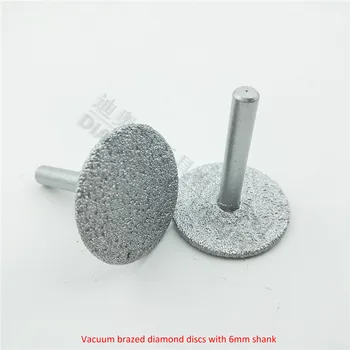 Vakuum lemiti dijamantni diskovi DIATOOL Dia35mm s koljenica 6 mm, za rezanje i brušenje i graviranje dijamantni disk