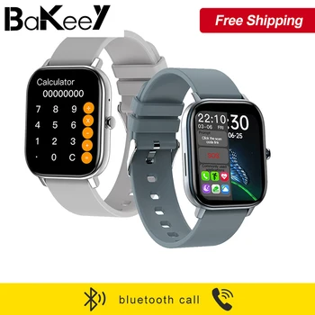 [bluetooth Call] Bakeey GW22 Smart Watch 1.6-inčni Full-touch Screen Heart Rate Blood Pressure O2 Monitor Kalkulator Smartwach