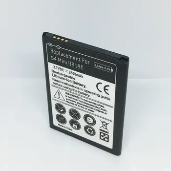 Visokokvalitetna smjenski baterija B500AE S4mini za Samsung S4 Mini I9190 I9192 I9195 I9198 Battery B500BE