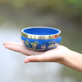 Nova pjevanje bowl budizam Nepal čakra meditacija tibetanski budizam yoga healing opuštanje niska frekvencija zvuk duboko bakrena zdjela