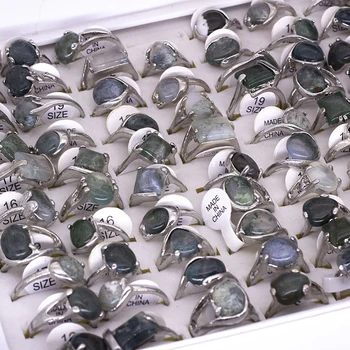 Pomiješajte puno muških prstena prirodni kamen prstenje nakit Besplatna dostava 20 kom. na Veliko