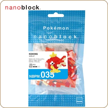 Nanoblock Pokemon Pikachu NBPM_035 KOIKING 130шт anime crtani film Dijamant mini микроблок građevinski blokovi i cigle igračke igre