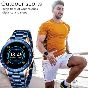 LIGE muškarci žene pametni sat monitor otkucaja srca, krvni tlak, moda fitness tracker je sportski sat vodootporan Smartwatch + box