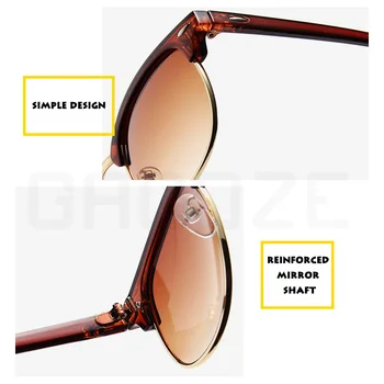 GAOOZE Square Luxury Suglasses ženska moda branded trg sunčane naočale rimless ženske slr naočale za putovanja LXD404