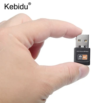 Kebidu wifi bežični adapter 5 Ghz USB 802.11 ac mini wi-fi prijemnik, 600 Mb / s dual-band usb wifi mrežna kartica Ethernet dongle PC