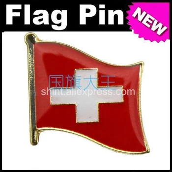 Rever Igle Švicarska Zastava Igle Diljem Svijeta Ikonu Amblem Zemlja Država Igle