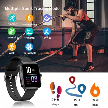 Smart Watch 2020 Muškarci Žene fitness Smartwatch Man IP68 gandlEy F2, krvni tlak, brzina otkucaja srca sportski sat za XiaoMi Android IOS