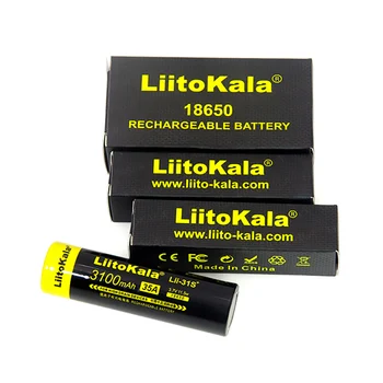 8-40шт LiitoKala Lii-31S 18650 3.7 V 3100mA 35A power li-ion baterija za e-cigarete / led svjetiljke