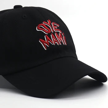 Ойе Mami vez kapu pamuk podesiva moda tata šešir žene muškarci nova crna zakrivljena hip-hop kape sve podudaraju
