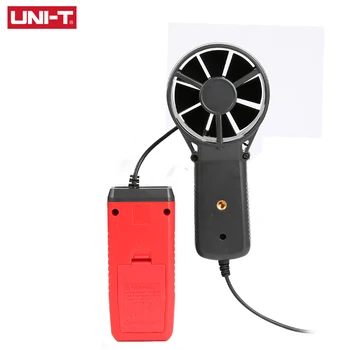 UNIT UT363S mini-anemometar brzina vjetra temperatura tester LCD zaslon brzina strujanja zraka Max/prosječno mjerenje razina vjetra 1~12