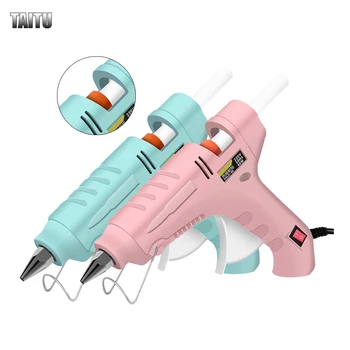 TAITU DIY hot melt ljepila pištolj industrijske mini plava / roza draga ljepilo pištolj za silikon pištolj termo ljepilo pištolj električni popravak toplinske alati