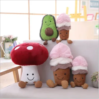 16-45 cm kreativni slatka mala Gljiva pliš igračke punjene povrće Gljiva mekani plišani lutka igračka djeca dijete dječje igračke Kawai poklon