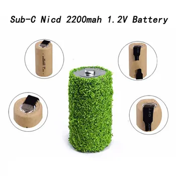 Novi 18/20 kom. SC baterija električni odvijač bušilica SC NICD baterija 1.2 2200 mah Batteria baterija Power Bank SUBC Nicd ćelije
