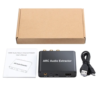 ESYNiC 192 khz DAC konverter HDMI audio izvlači obrnuti kanal RCA L/R, koaksijalni SPDIF 3,5 mm slušalice ARC audio adapter za tv