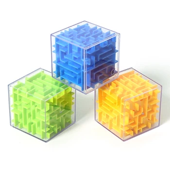 3D puzzle igra Labirint loptu radi kocka 720 stupnjeva kvadratnom inteligencija zagonetka loptu vizualno-motorna koordinacija i IQ balans mini igračke za ruke